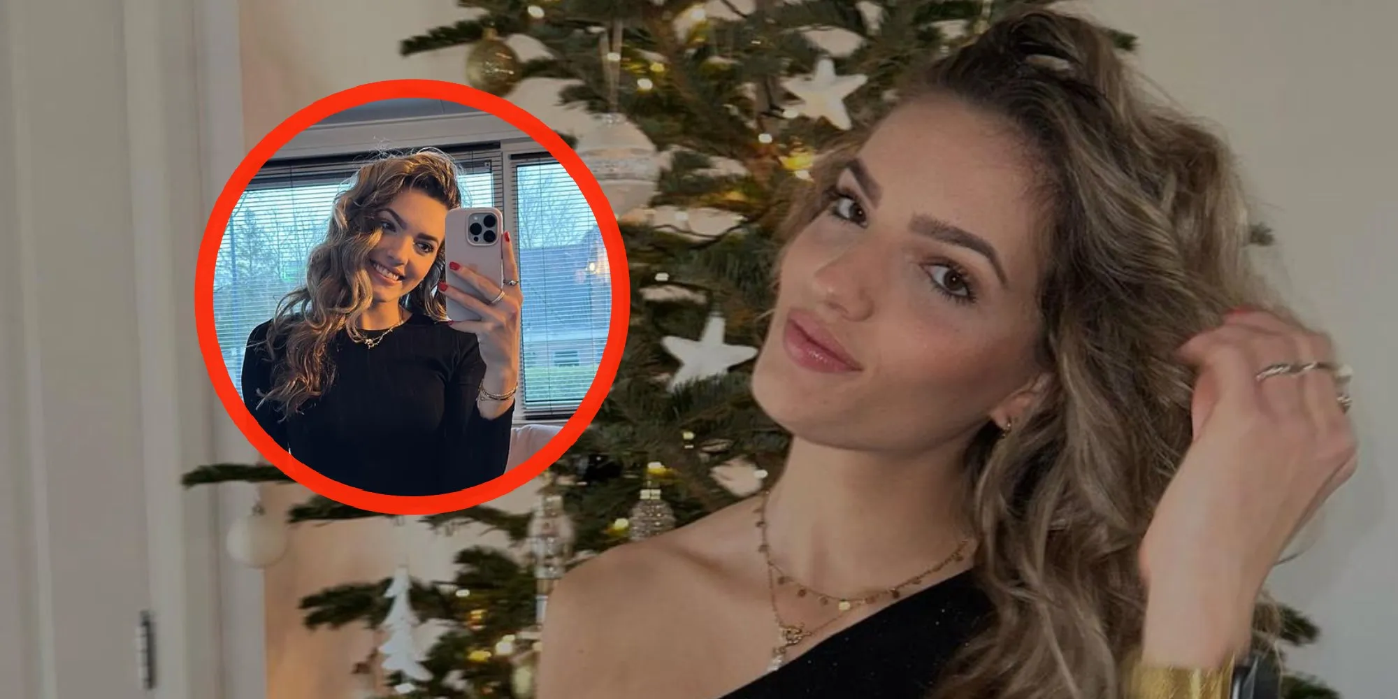 foto pien hersman 19 laat haar buik zien onder kort topje