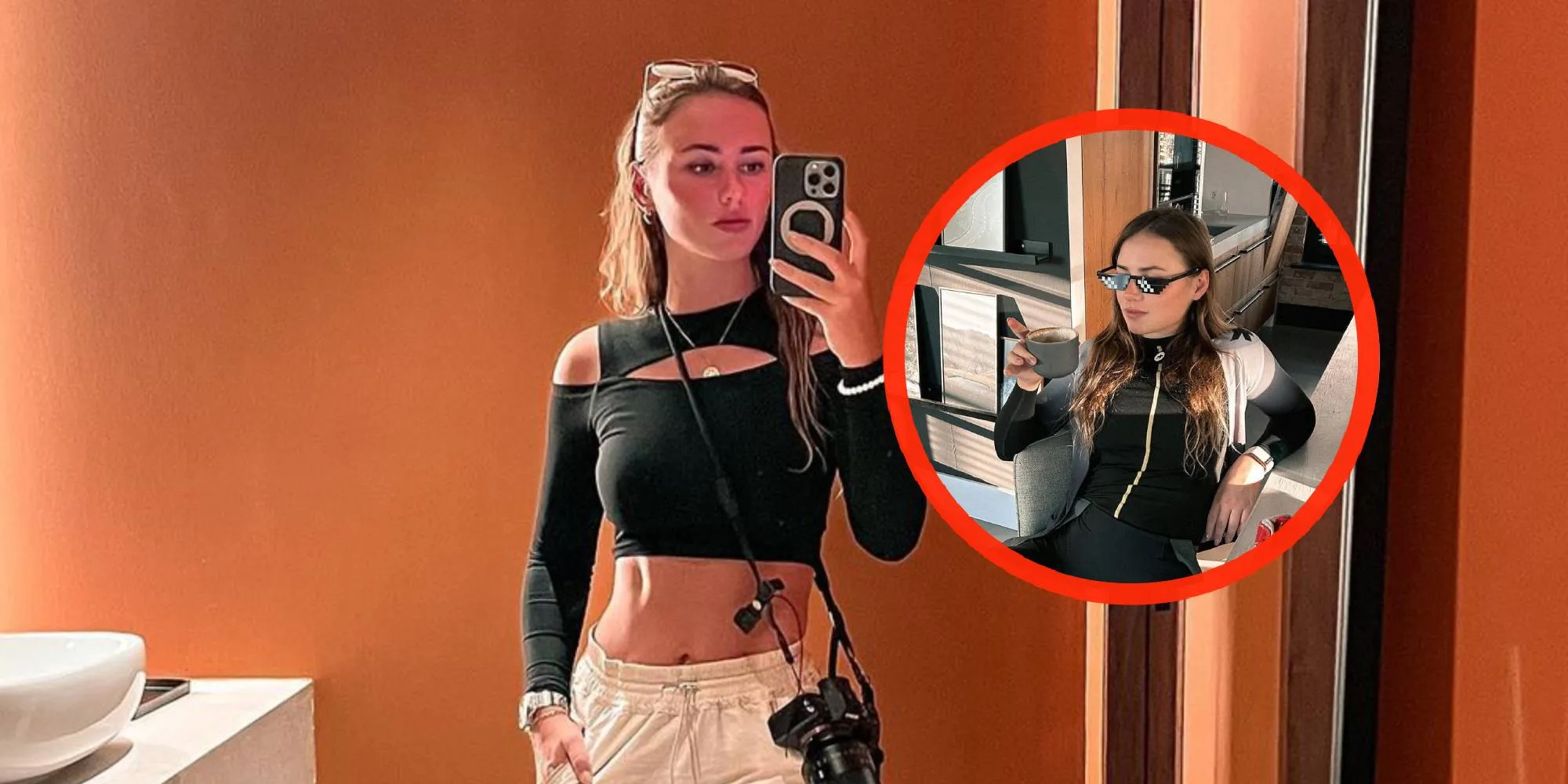 foto puck moonen ligt languit in strak fietsbroekje