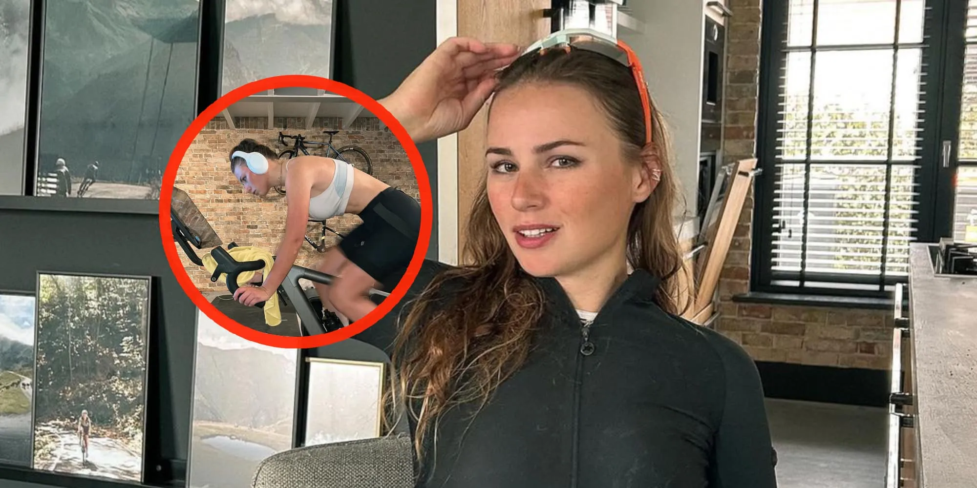 foto puck moonen traint zich helemaal suf in zo min mogelijk kleding