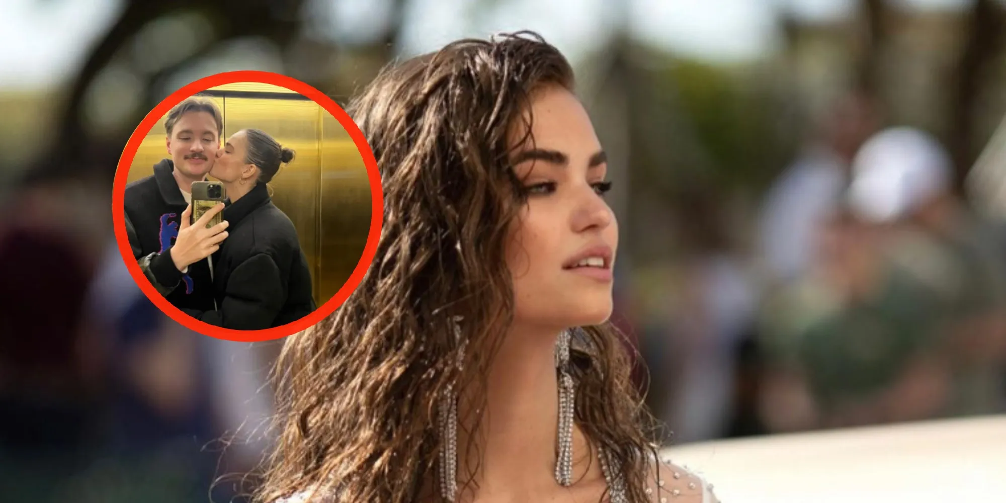 foto robin holzken heeft het koud en steelt kleding van haar vriend bram krikke