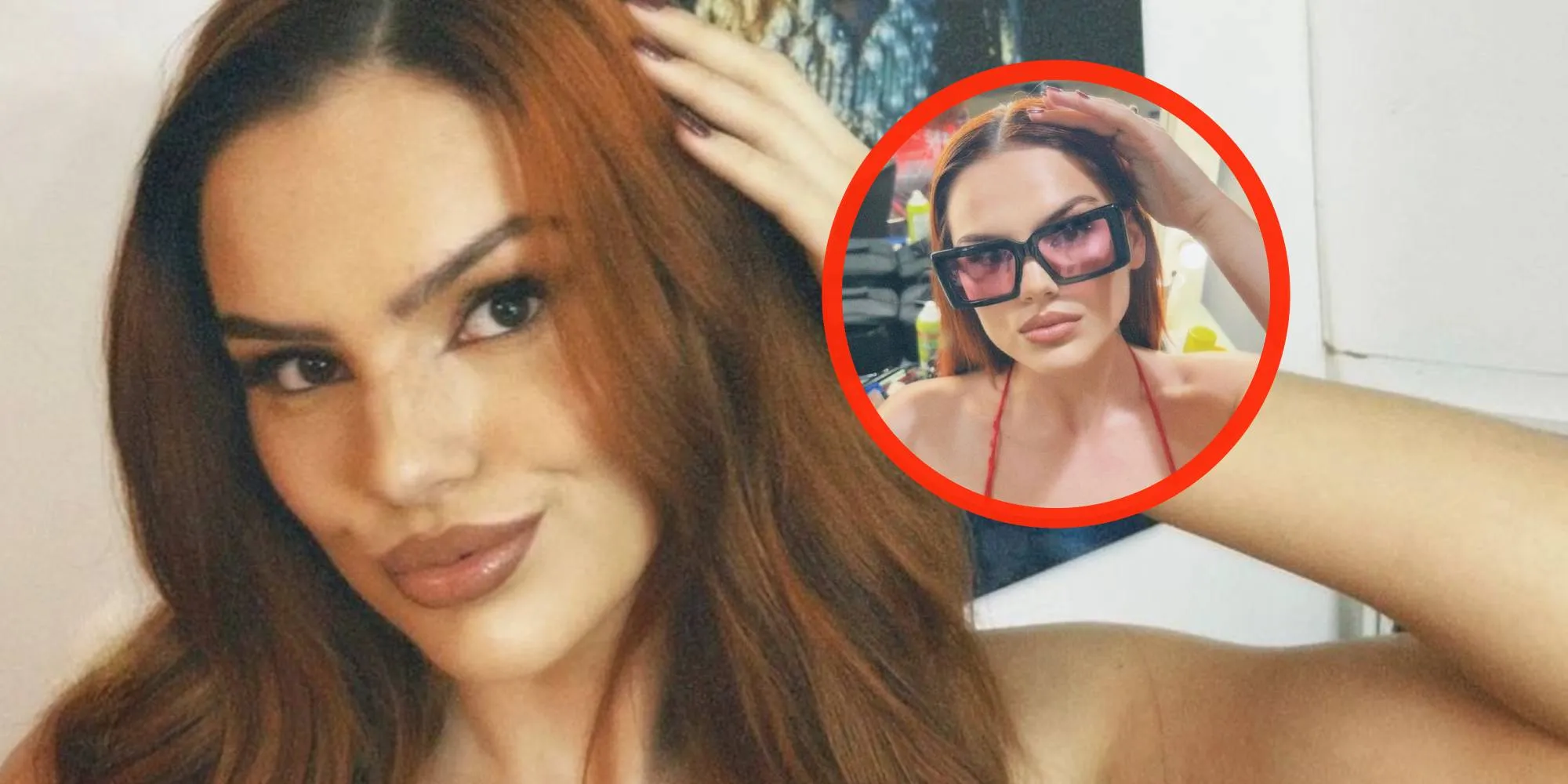 foto schaars geklede famke louise deelt pikante backstage beelden met vriend