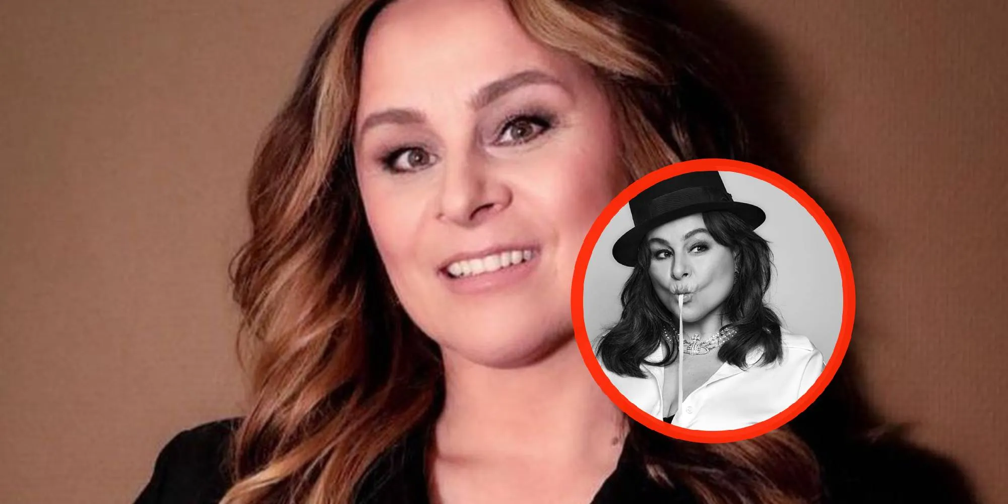 foto slurpende trijntje oosterhuis laat zich aan haar broek friemelen