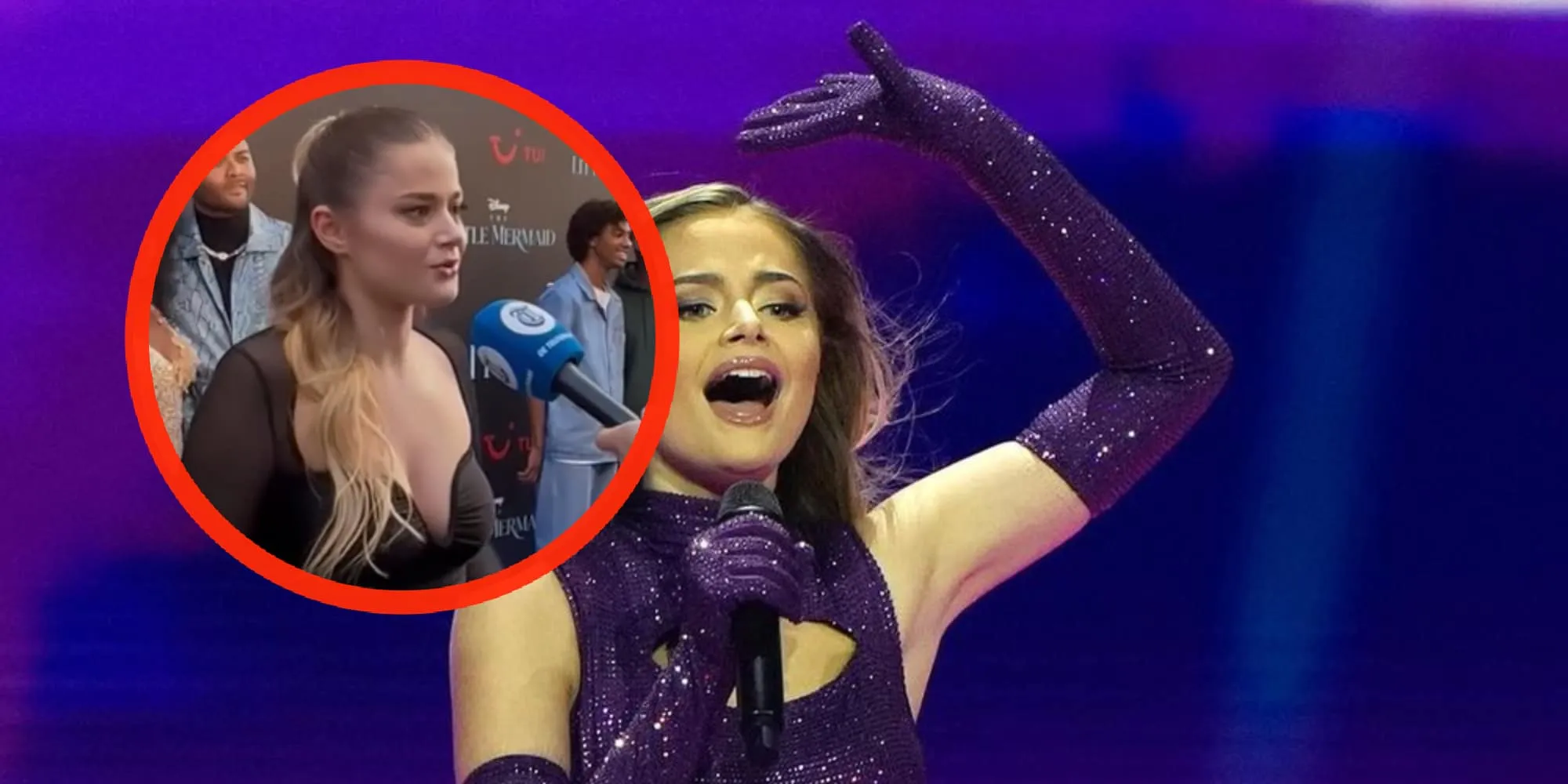 foto stefania liberakakis knalt bijna uit haar topje voor de camera