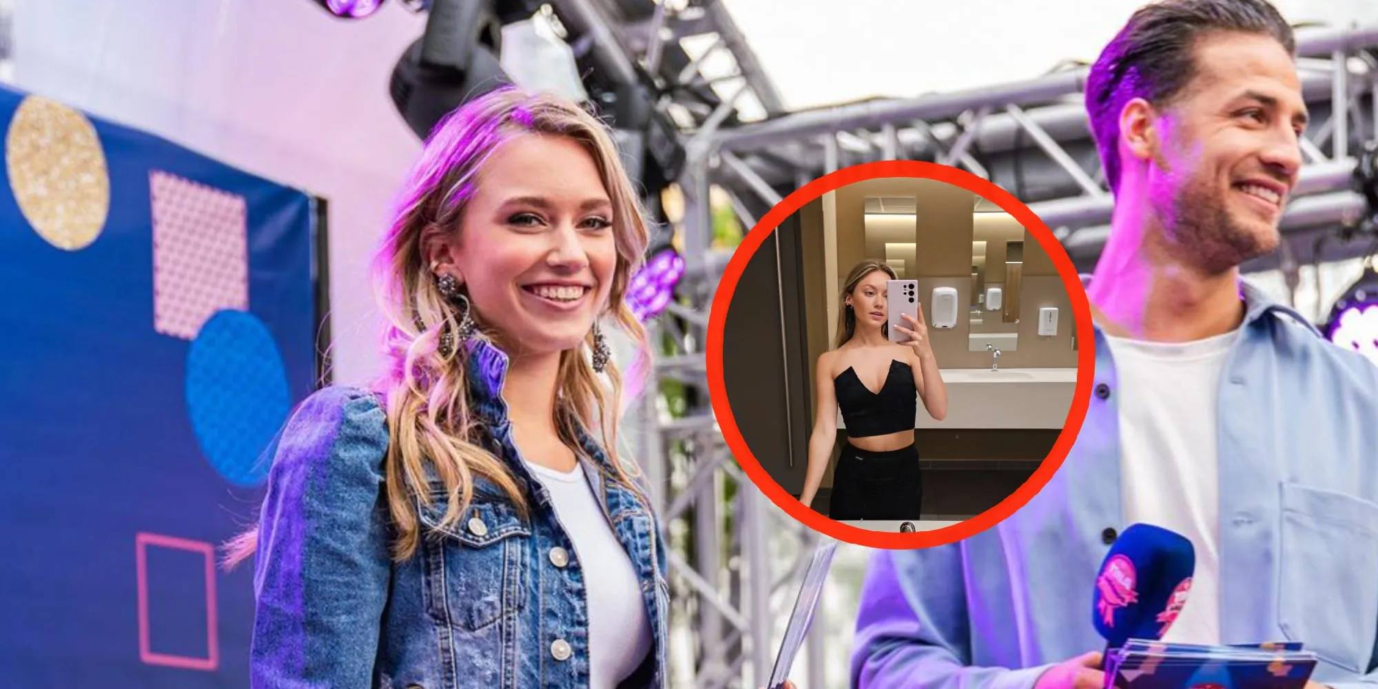 foto sterre koning laat volgers diep naar binnen gluren vanuit toilet