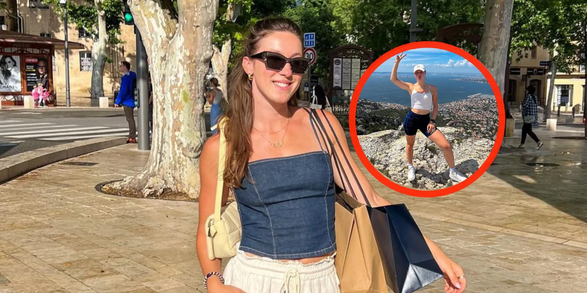 foto suzanne schulting laat mooiste bergtoppen zien in strak shirtje 1