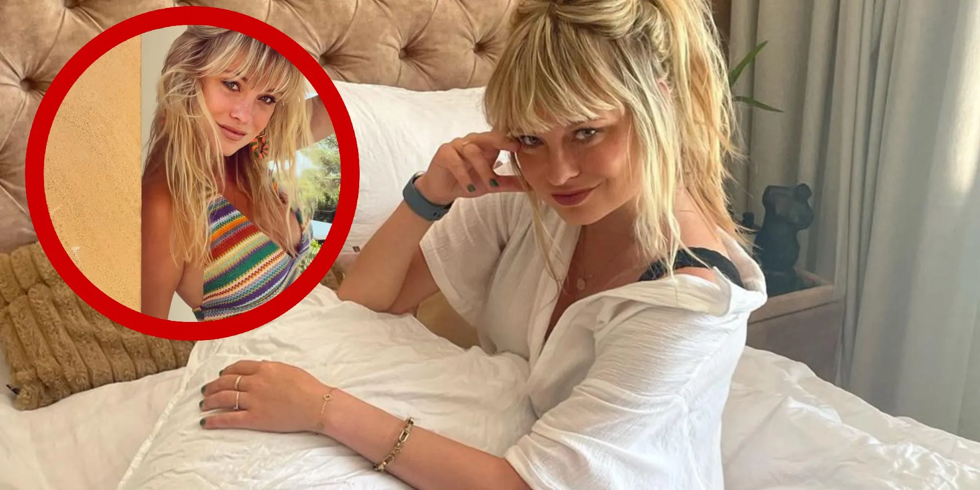 foto sylvana ijsselmuiden hypnotiseert volgers met spannend jurkje