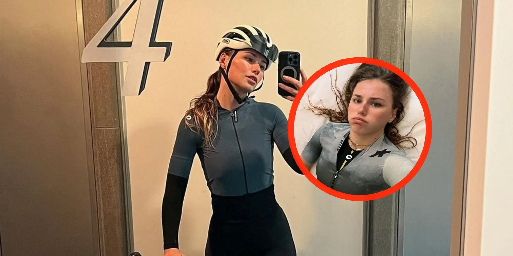 foto uitgeputte puck moonen ligt wijdbeens op bed