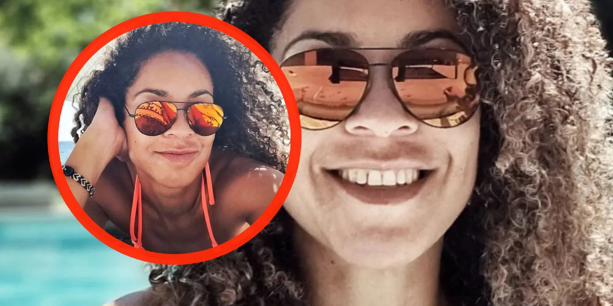 foto weervrouw amara onwuka maakt volgers gek met strandfoto in badkleding