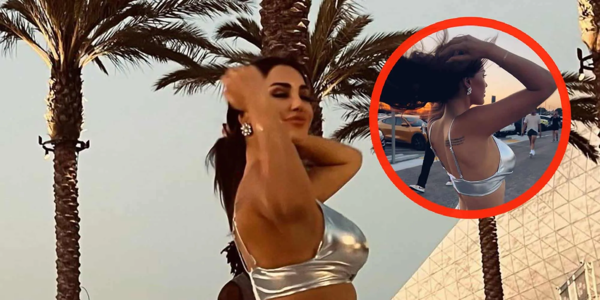 foto yolanthe cabau laat haar nieuwe flinke joekels zien