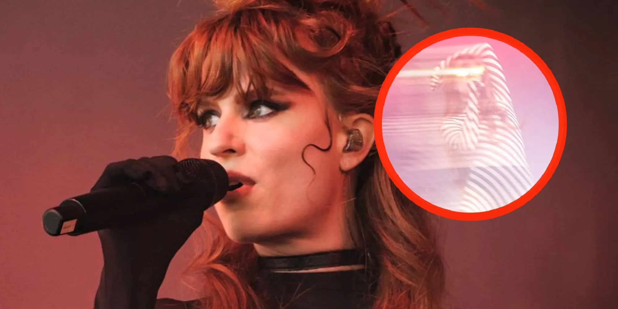 foto zangeres merol bedekt haar intieme delen met piepkleine stukjes tape