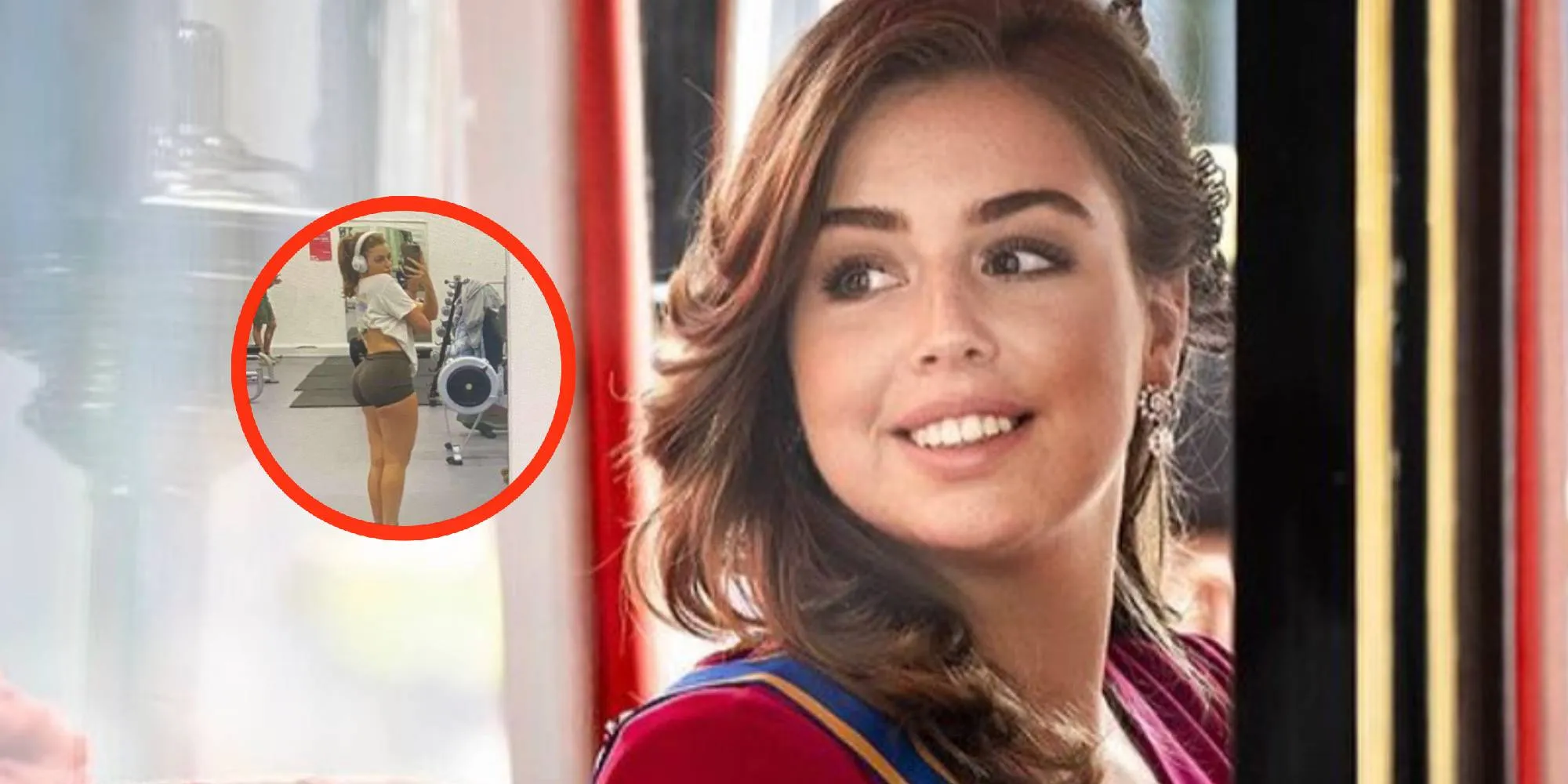 foto zien we hier prinses alexia met haar achterzijde pronken in strak sportbroekje