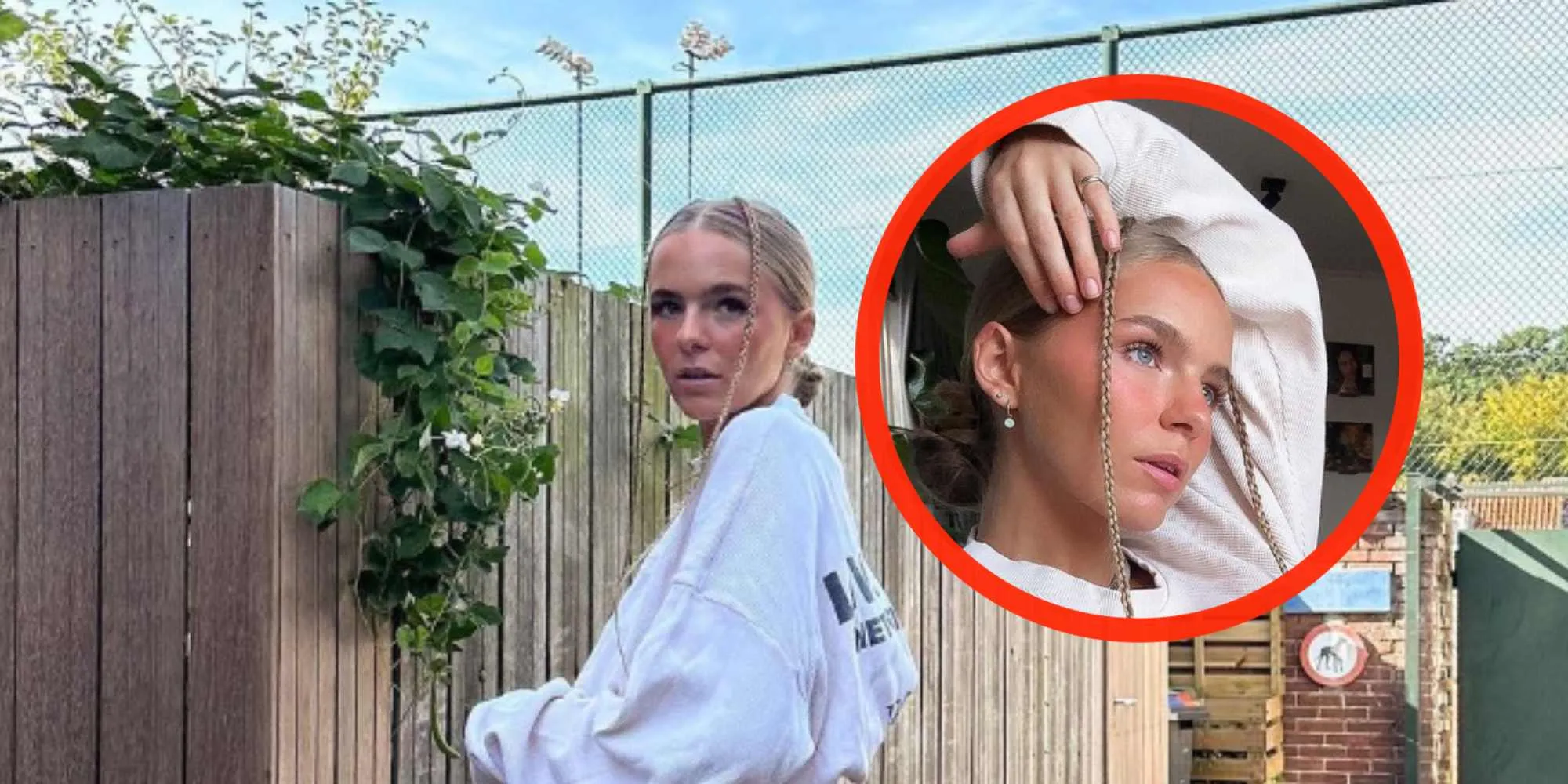 foto zo zag je influencer lies zhara nog nooit 5