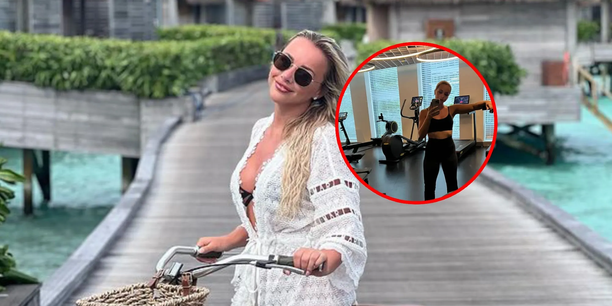 foto zwetende emma heesters puft uit in hoog opgetrokken broekje