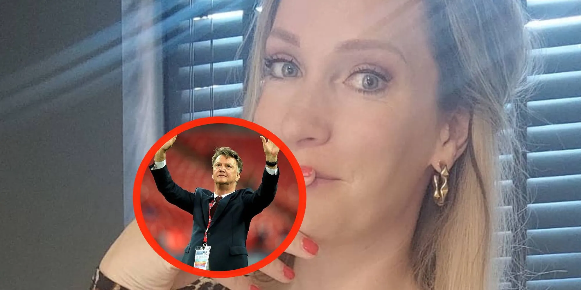 helene hendriks louis van gaal foto