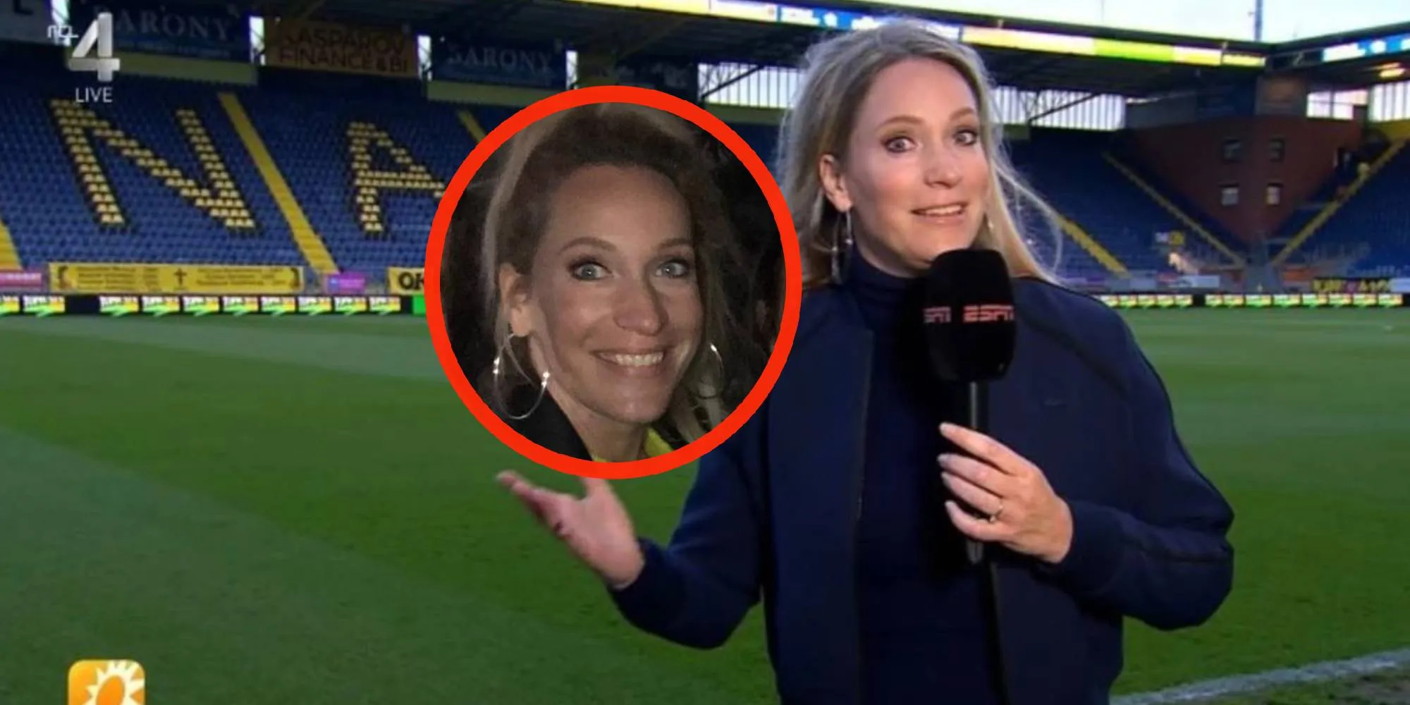 helene hendriks voetbal lachen vechten