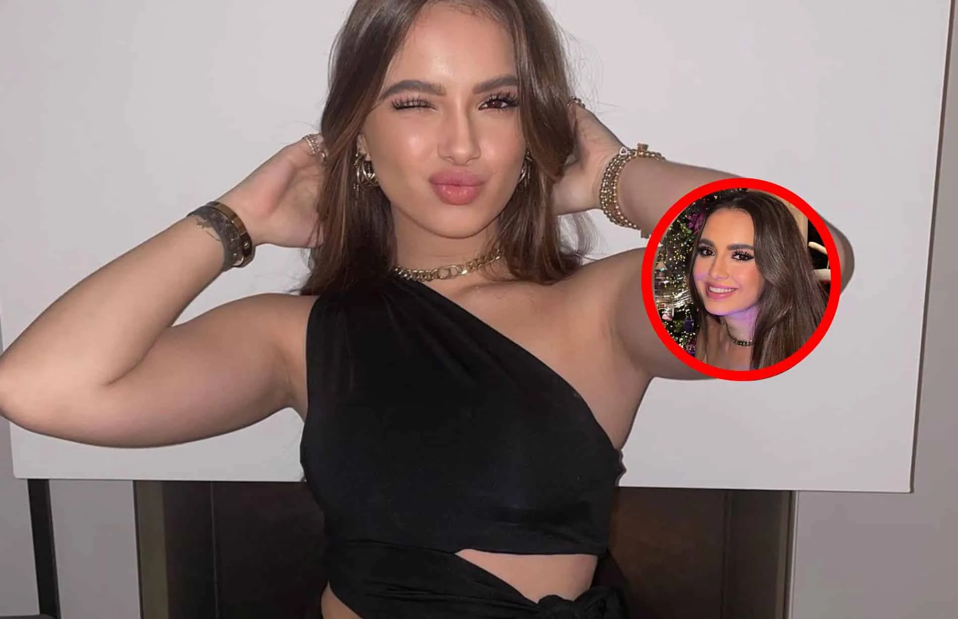jada borsato extreem kort jurkje