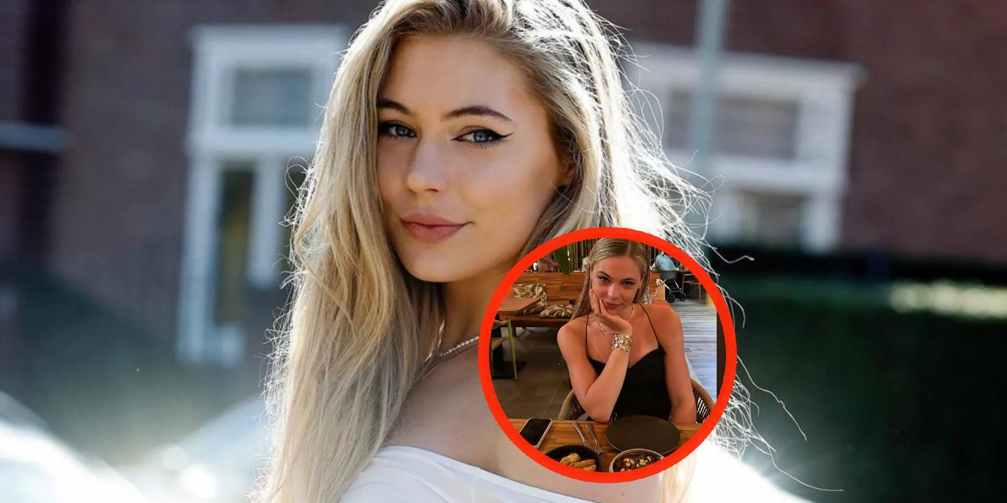 jutta leerdam foto diner eten knap