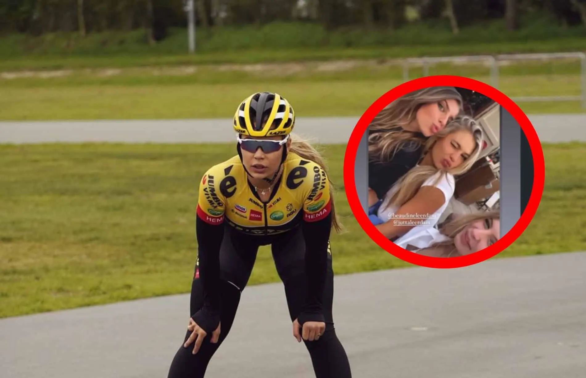 jutta leerdam gaat los met dansjes met zussen