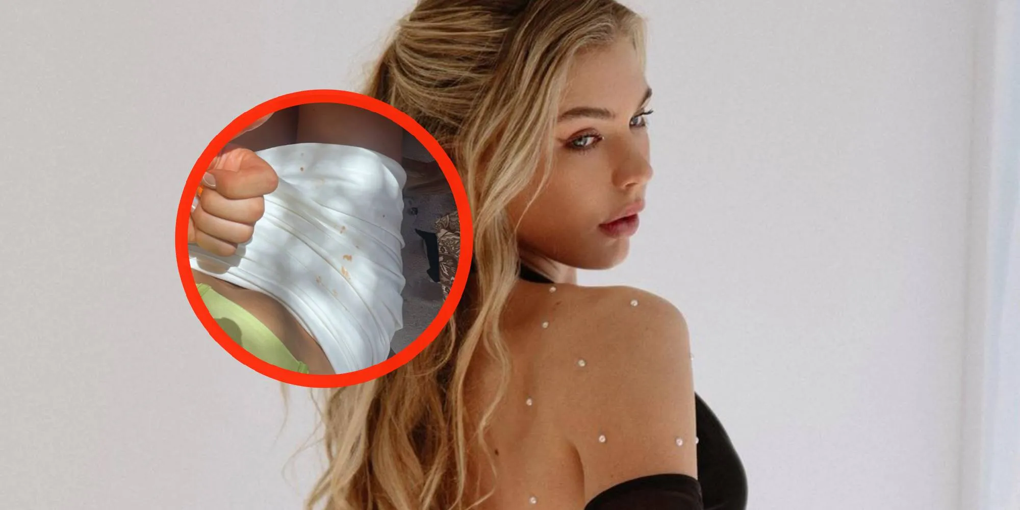jutta leerdam strak nieuw pakje vlek foto