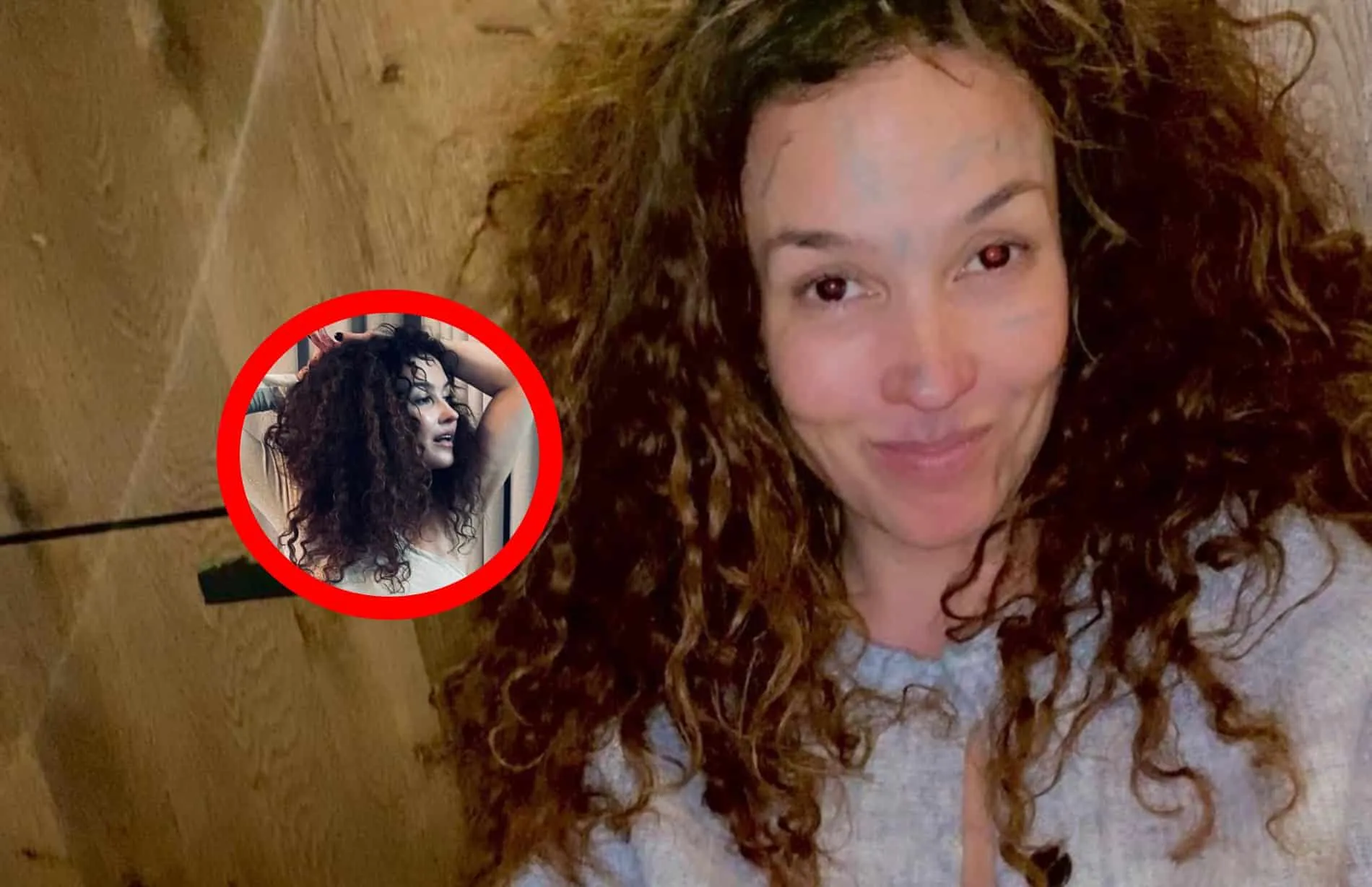 katja schuurman laat zich volledig inpakken