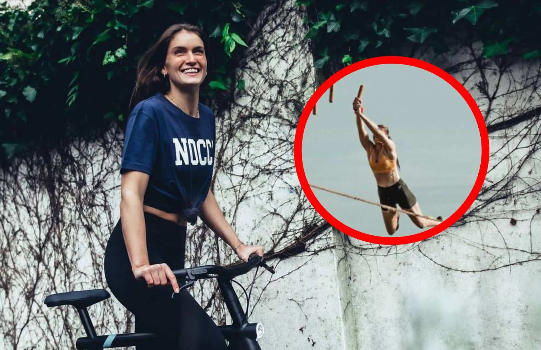 kletsnatte dominique hazeleger gaat gestrekt in proef van expeditie robinson