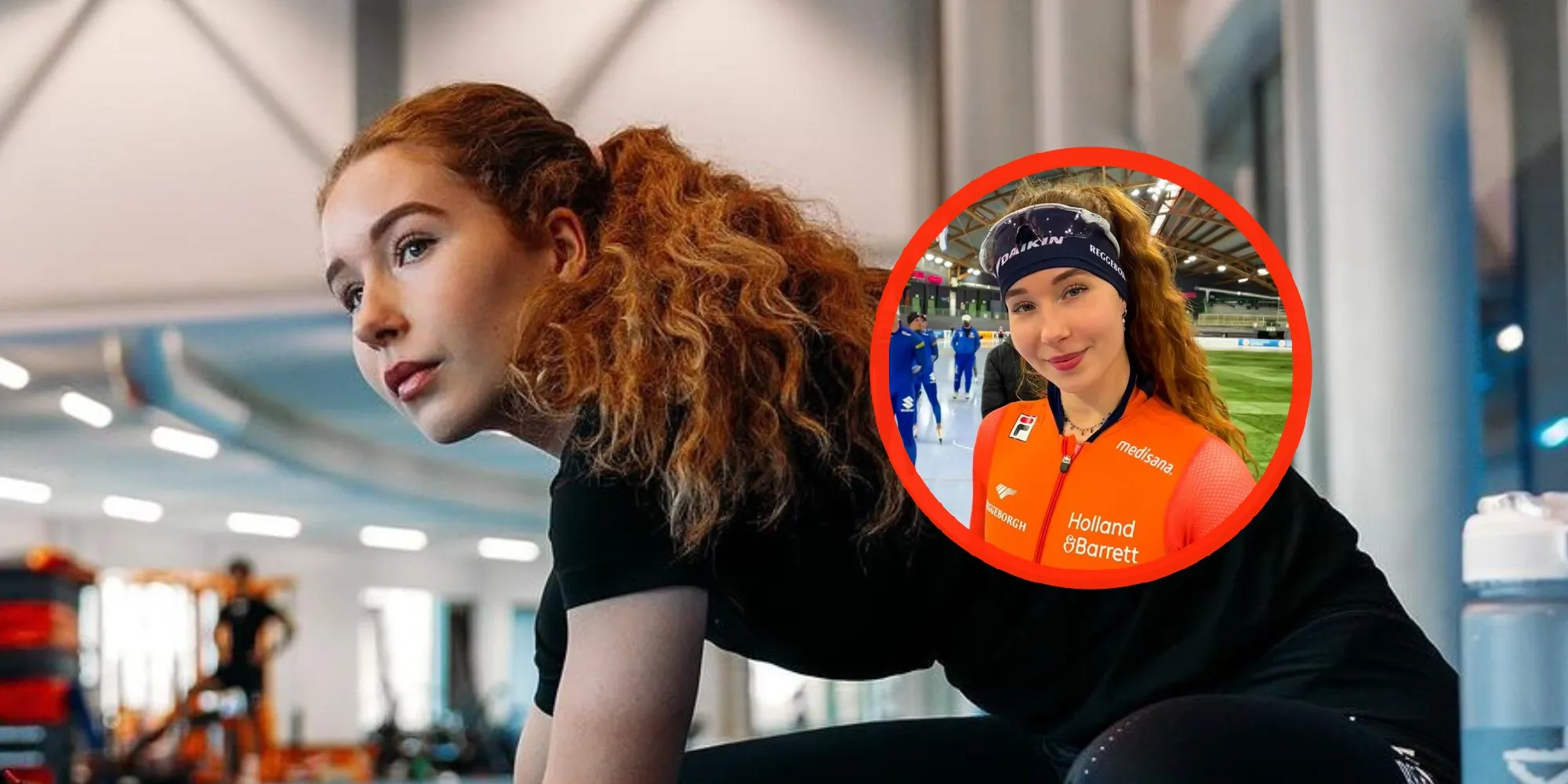 knappe schaatsster michelle de jong 24 rekt zichzelf flink uit