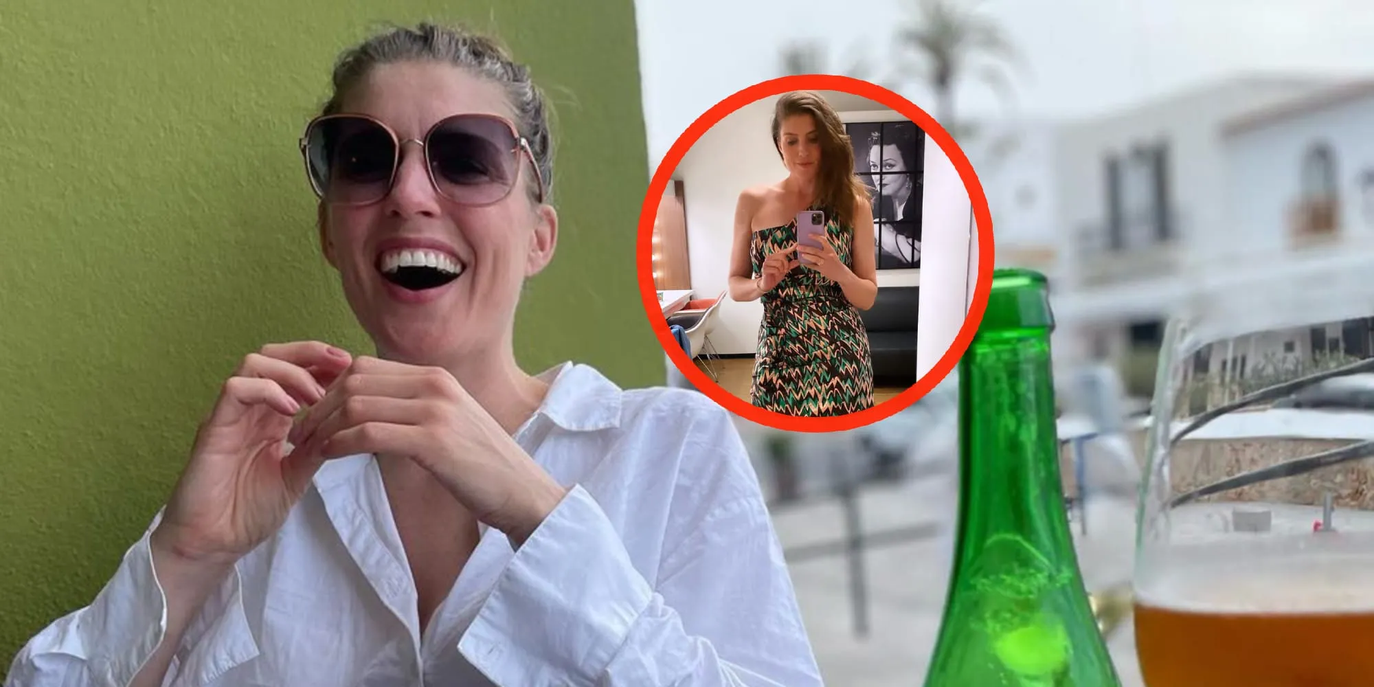 marieke elsinga maakt heerlijke foto van zichzelf in superkort jurkje