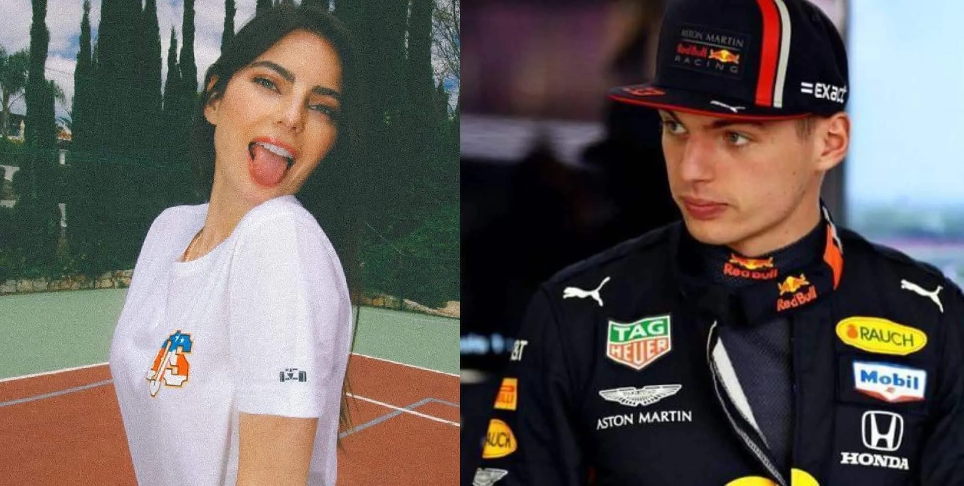 max verstappen heeft wel geluk met achtervleugel vriendin
