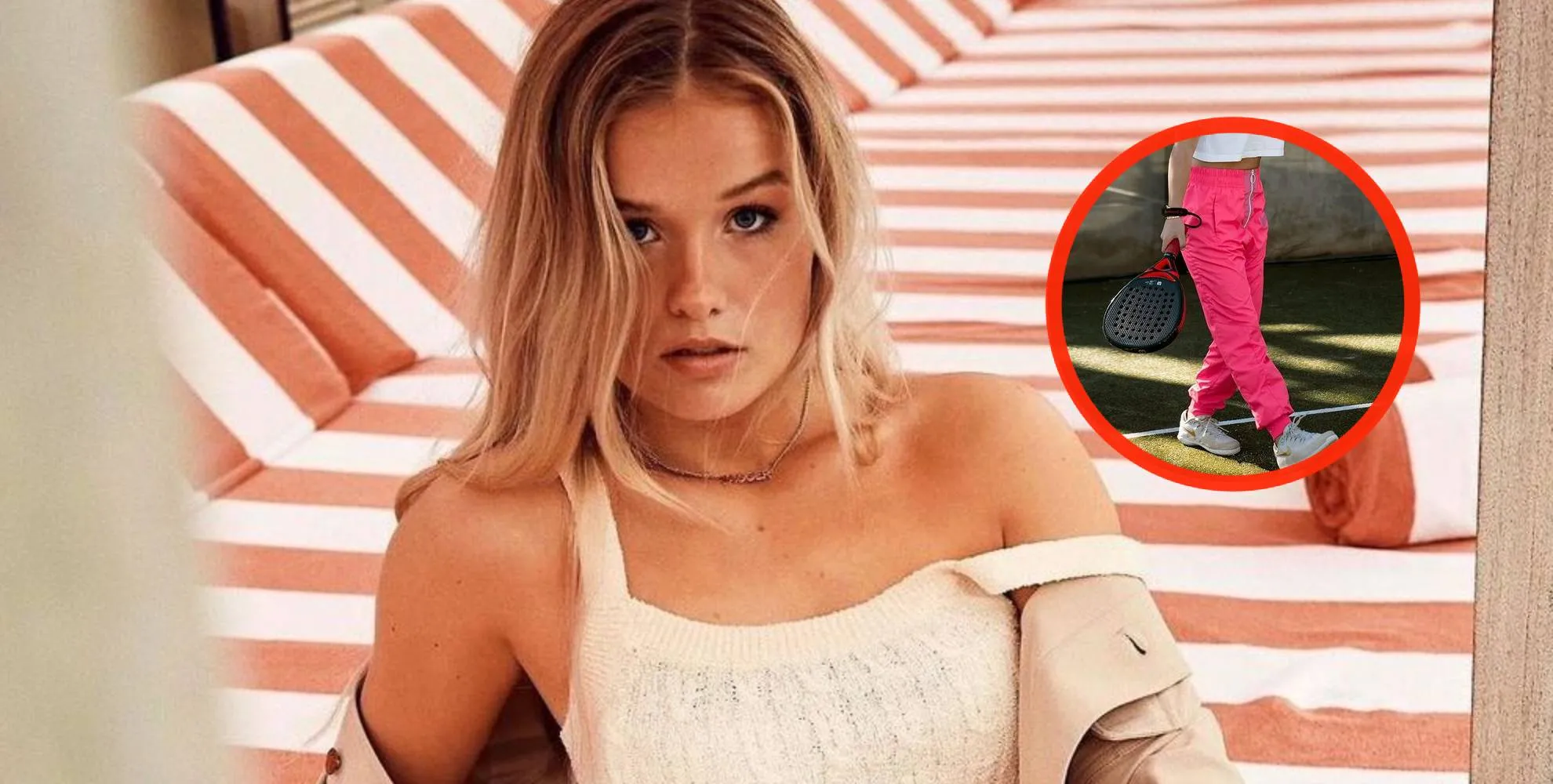 mikky kiemeney fout sportief broekje foto