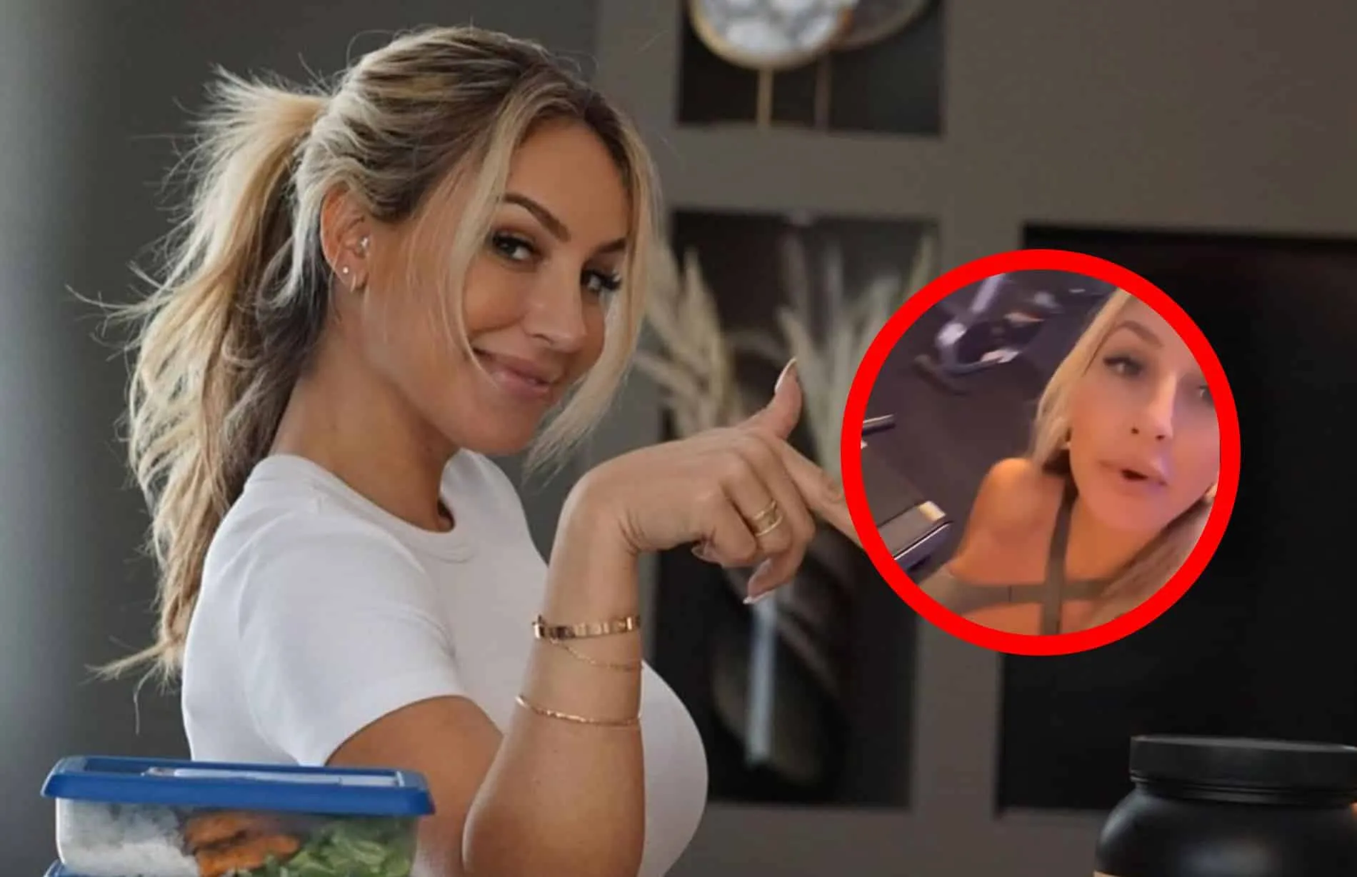naomy van beem deelt video met open topje