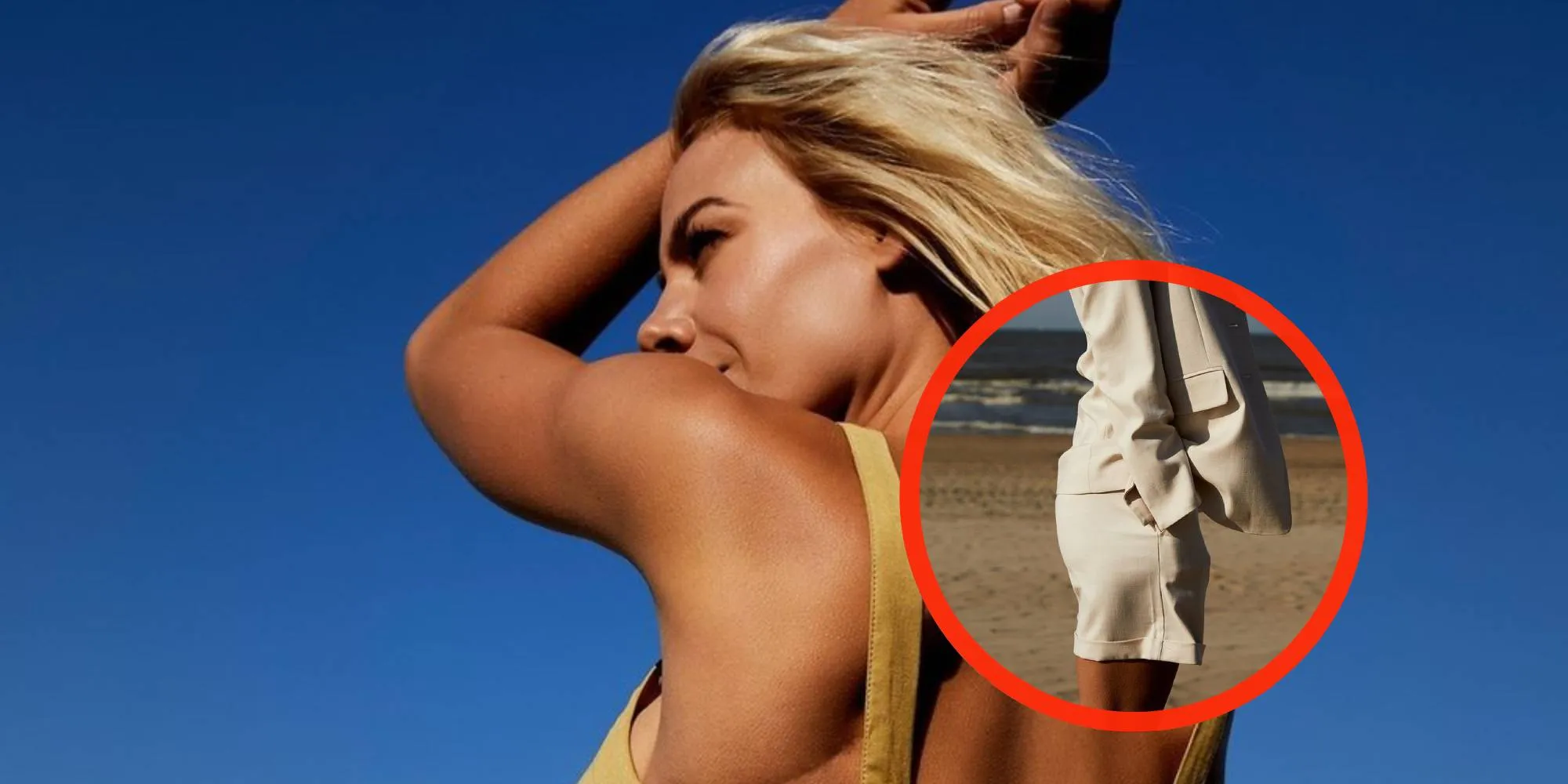 nicolette kluijver benen jasje foto