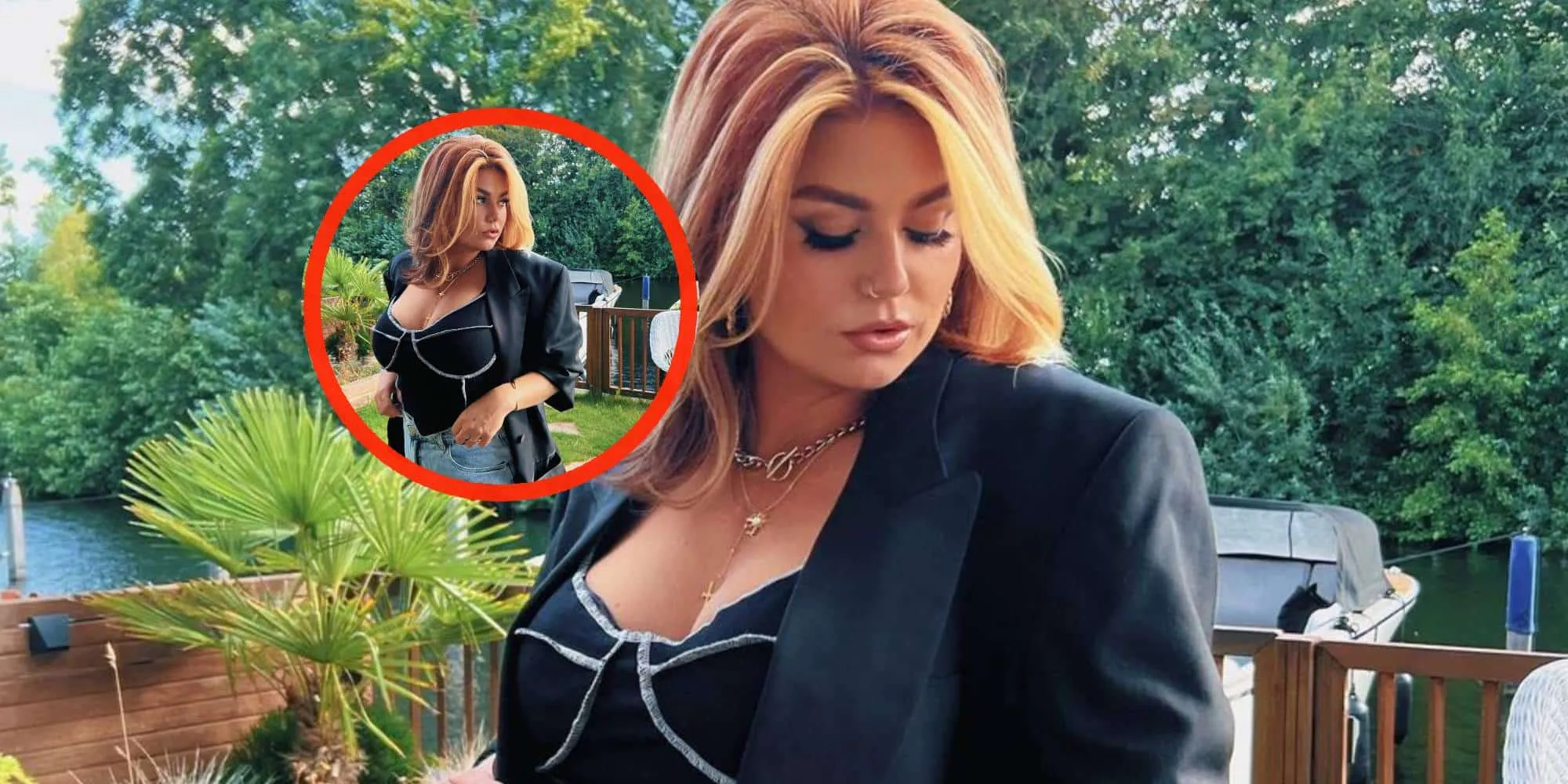 roxeanne hazes foto buiten