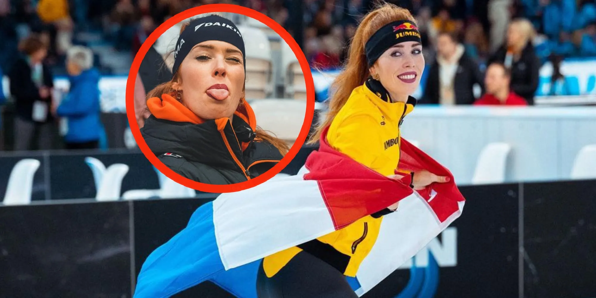 schaatsster antoinette de jong daagt volgers uit met brutale foto