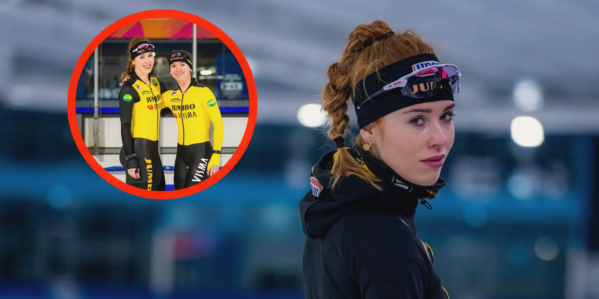 schaatsster antoinette de jong deelt innige foto met knappe ploeggenote evelien vijn 21