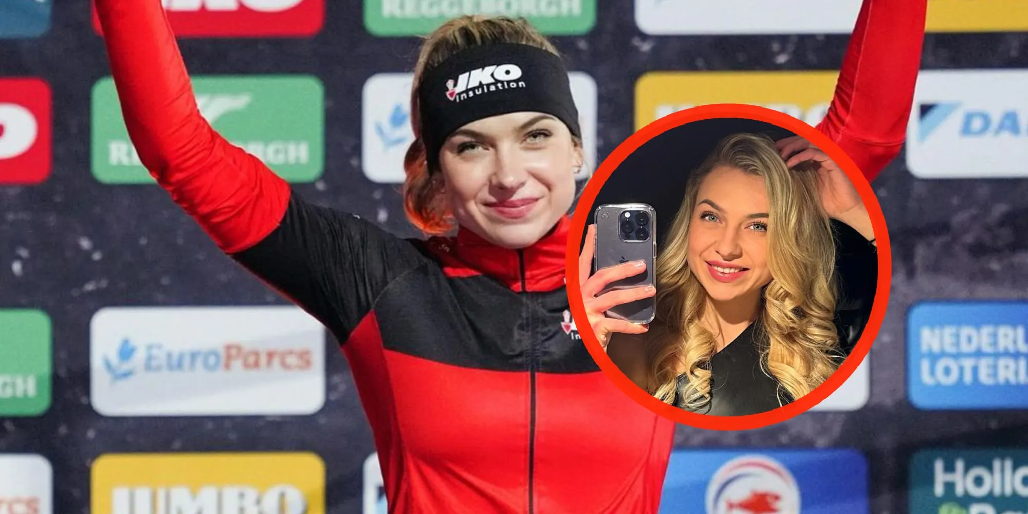 schaatsster joy beune nieuwe foto