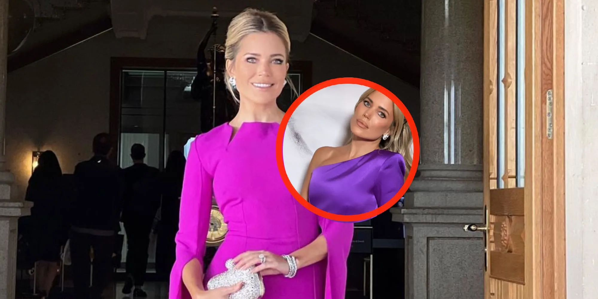 sylvie meis nietsverhullende jurk foto