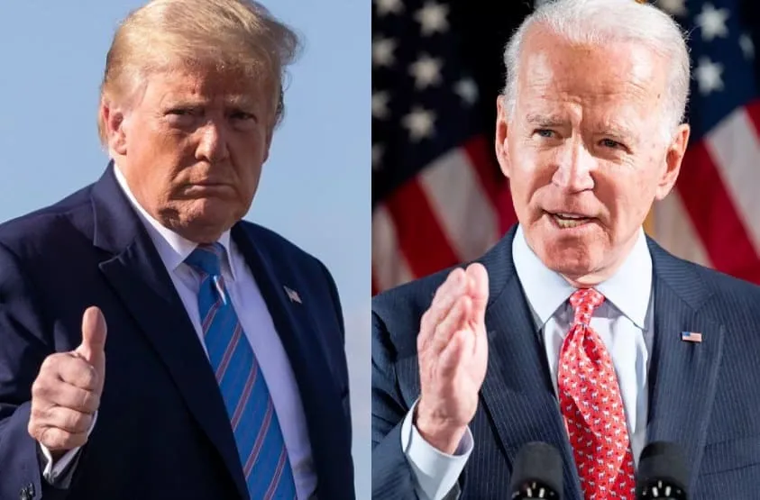 trump vs biden election day verkiezingen amerika