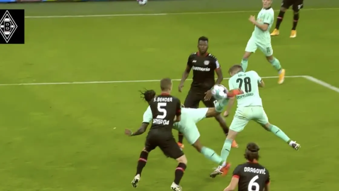 valentino lazaro mochengladbach puskas scorpion kick goal of the year
