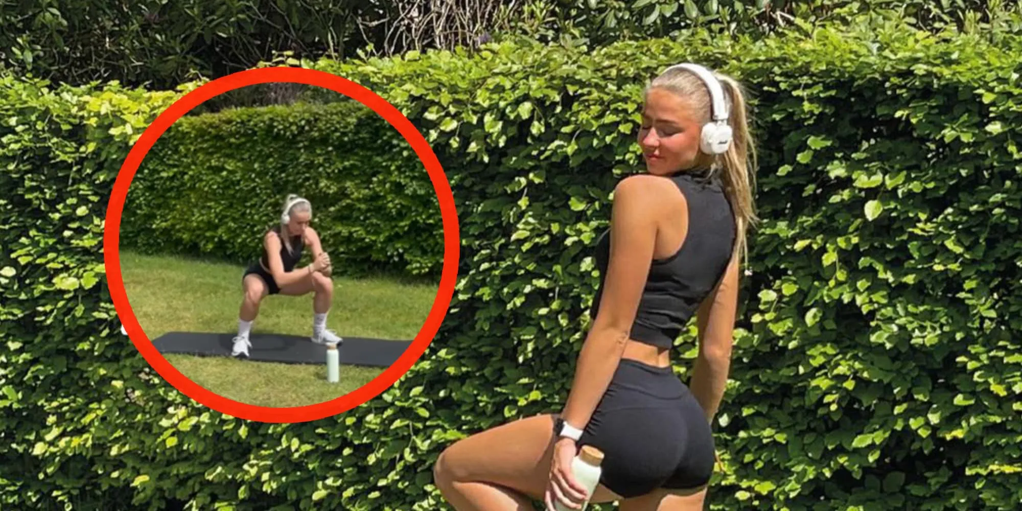video danique hosmar laat iedereen meegenieten van verschrikkelijk strak broekje 1