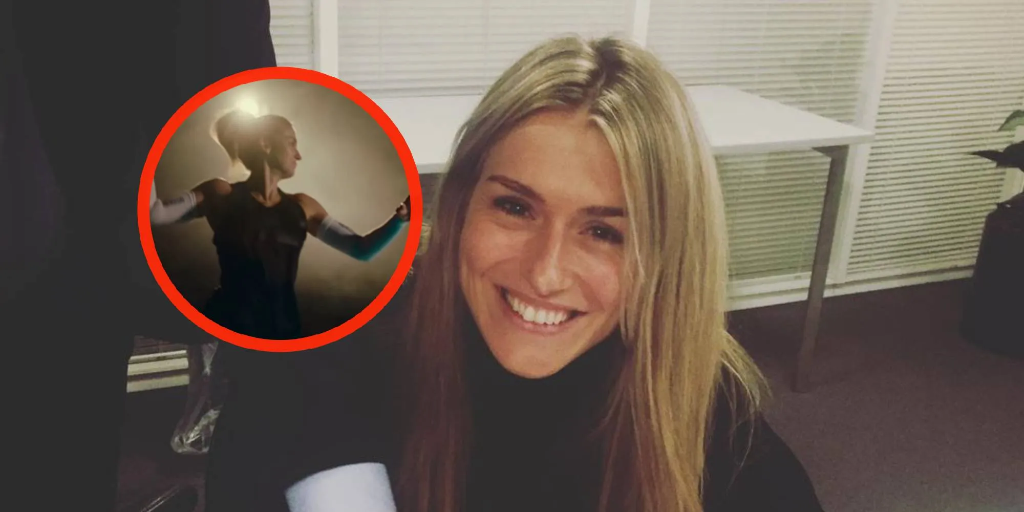 video estavana polman maakt zich klaar in zeer kort broekje