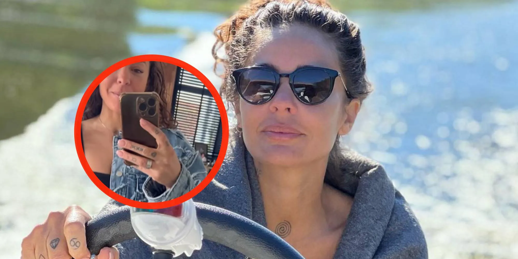video fajah lourens gooit jasje open en laat haar lijf zien