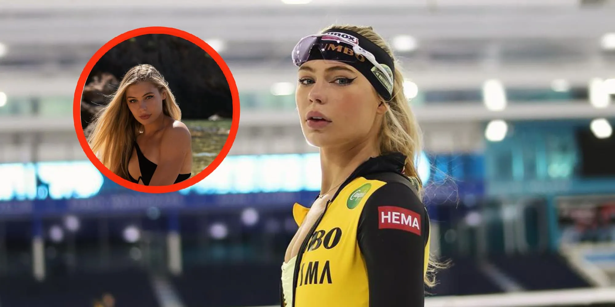 video jutta leerdam wandelt na training zonder badkleding de zee in