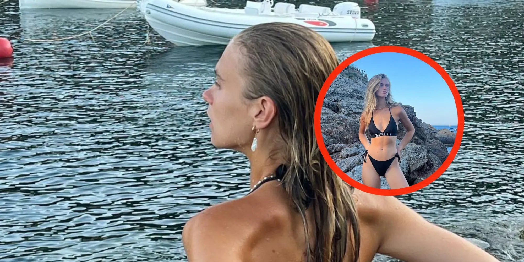 video lieke van der hoorn maakt volgers gek met haar lijf in mini badkleding