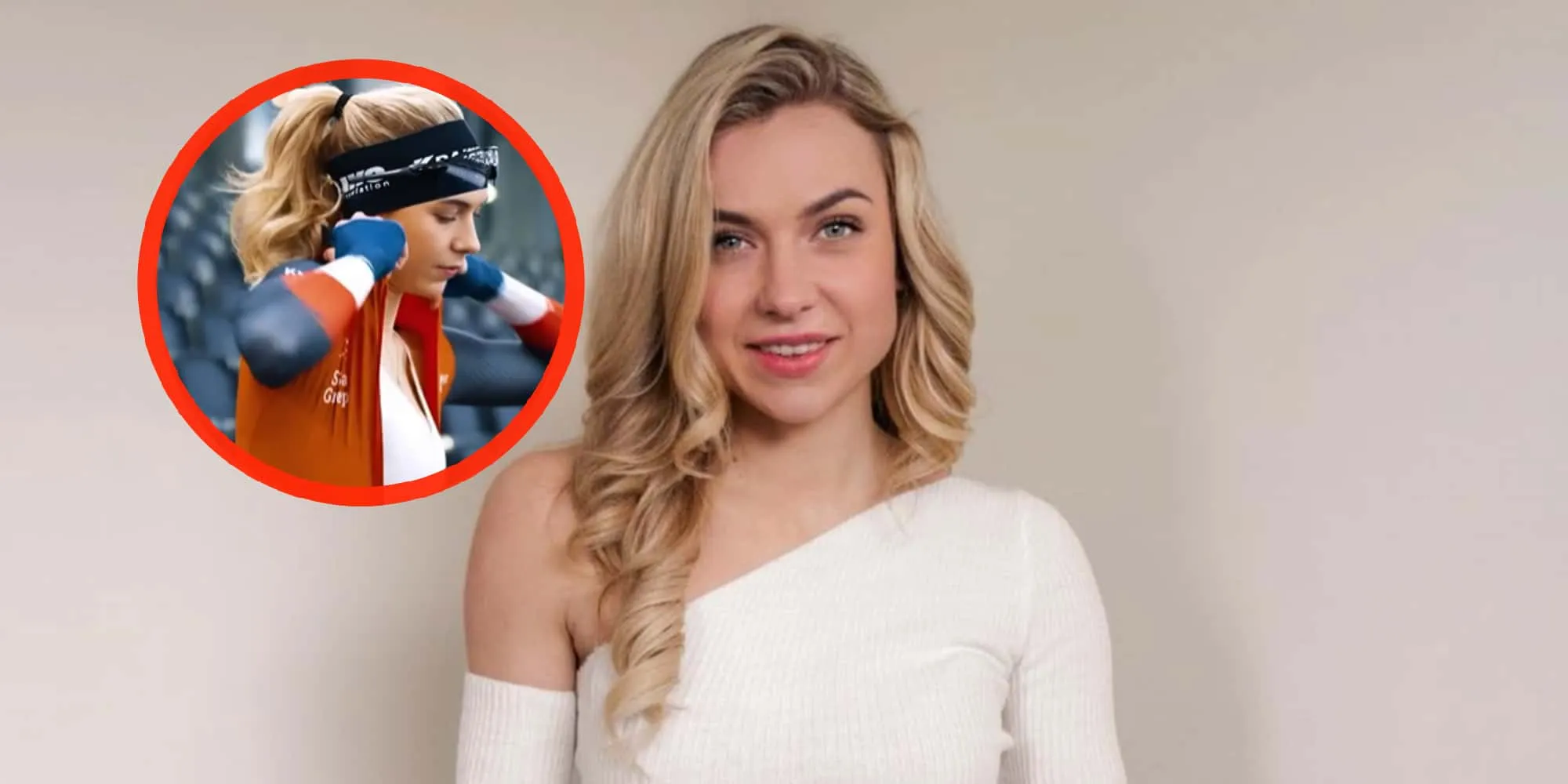 video schaatsster joy beune krijgt haar ritsje maar net dicht
