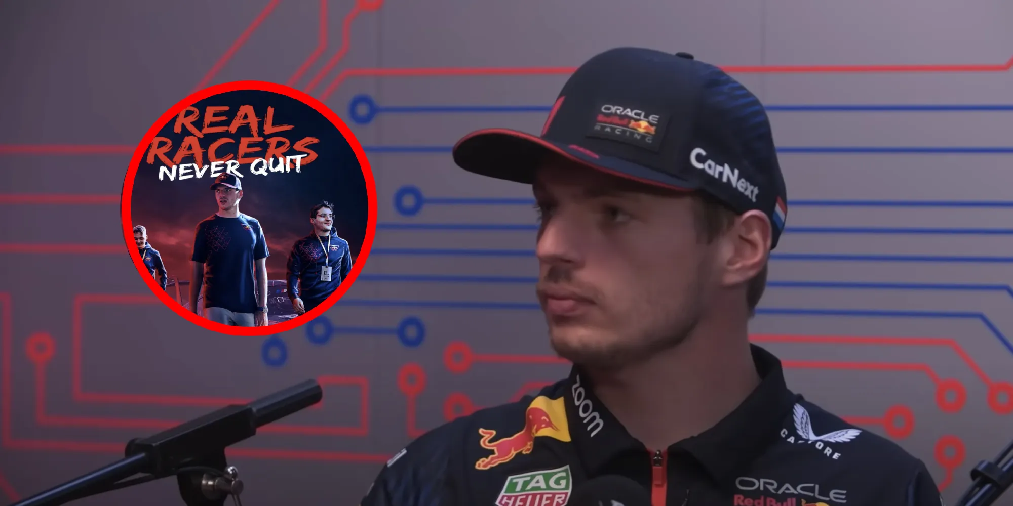 wereldkampioen max verstappen neemt het op tegen de snelste thuis racers