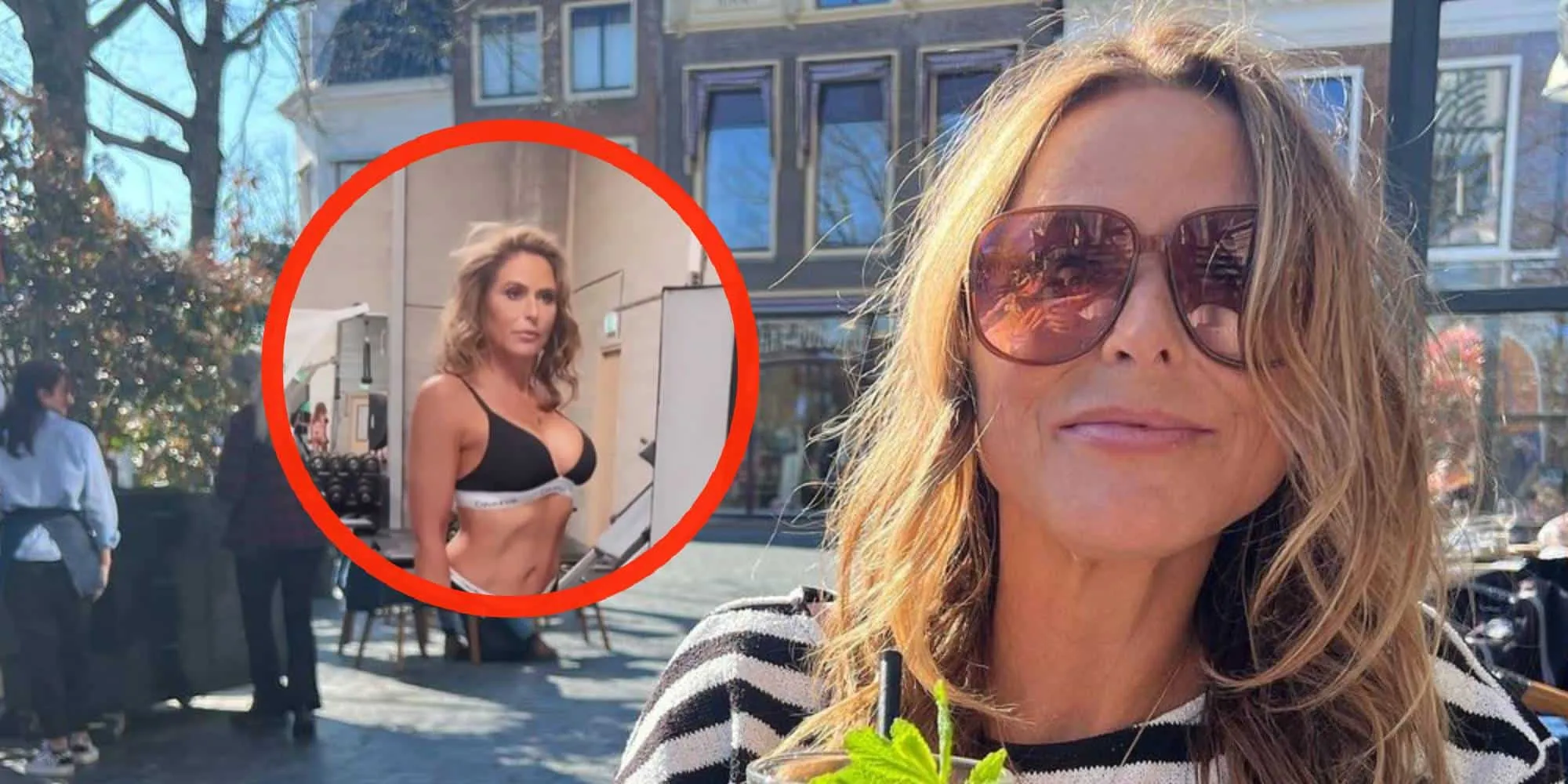 wow topfitte heleen van royen showt lichaam voor bekend ondergoedmerk