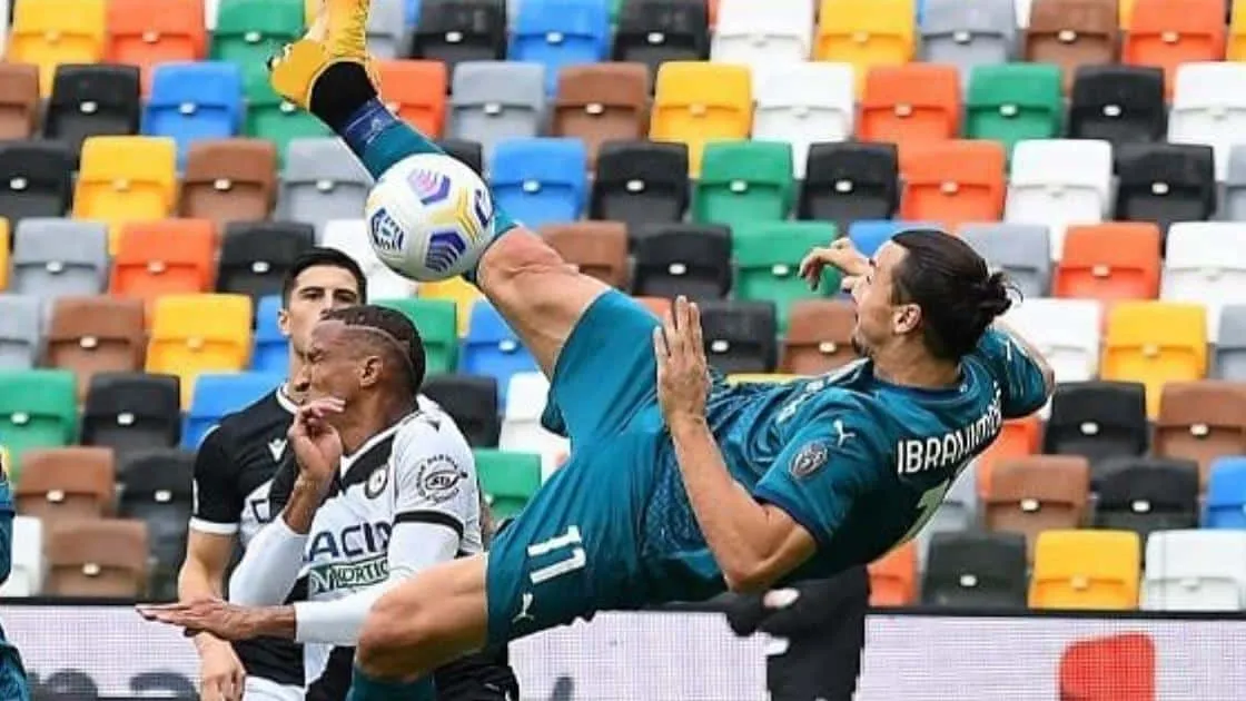 zlatan ibrahimovic omhaal ac milan udinese
