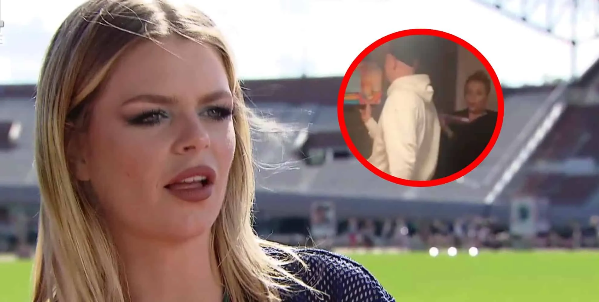 zwaar beschonken davina michelle deelt prive foto van harde klap