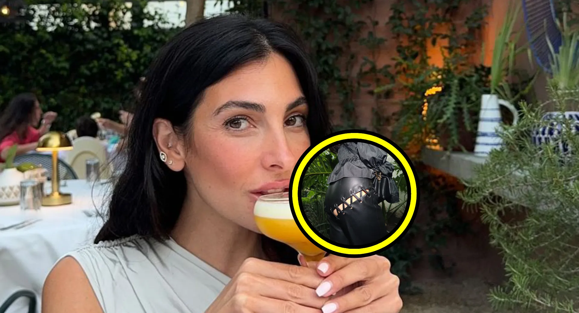 anna nooshin heeft enorme scheur in haar broek op zeer onhandige plek fotos