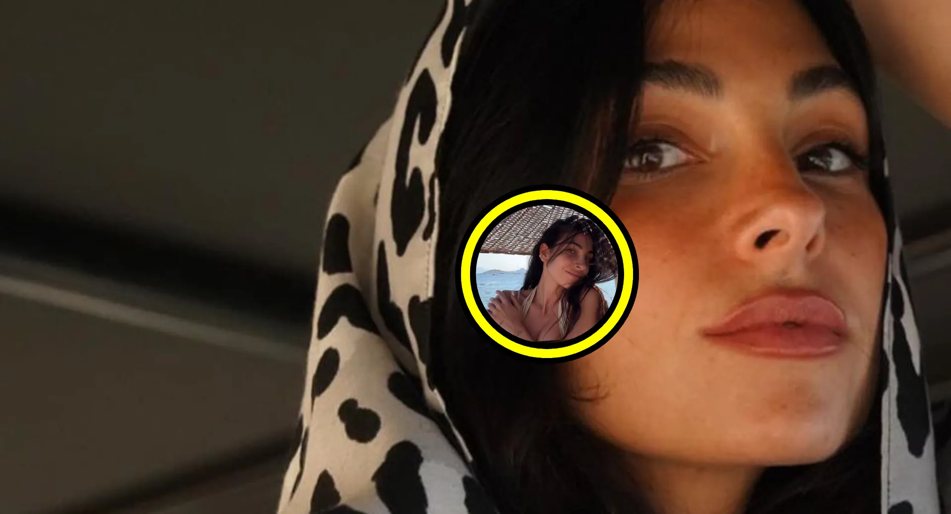 anna nooshin smeert vooral haar voorgevel goed in tijdens heet stranddagje video